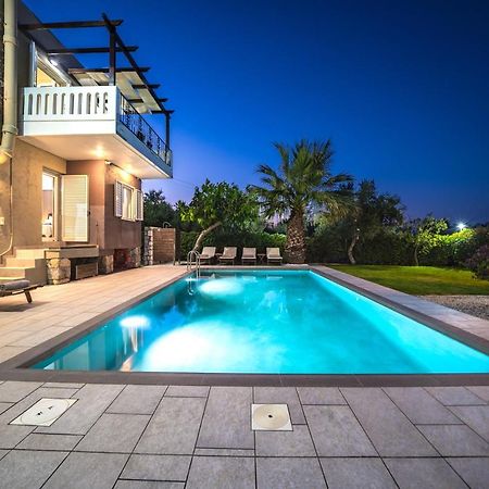 Petronila Luxury Villa With Heated Private Pool Kissamos Bagian luar foto