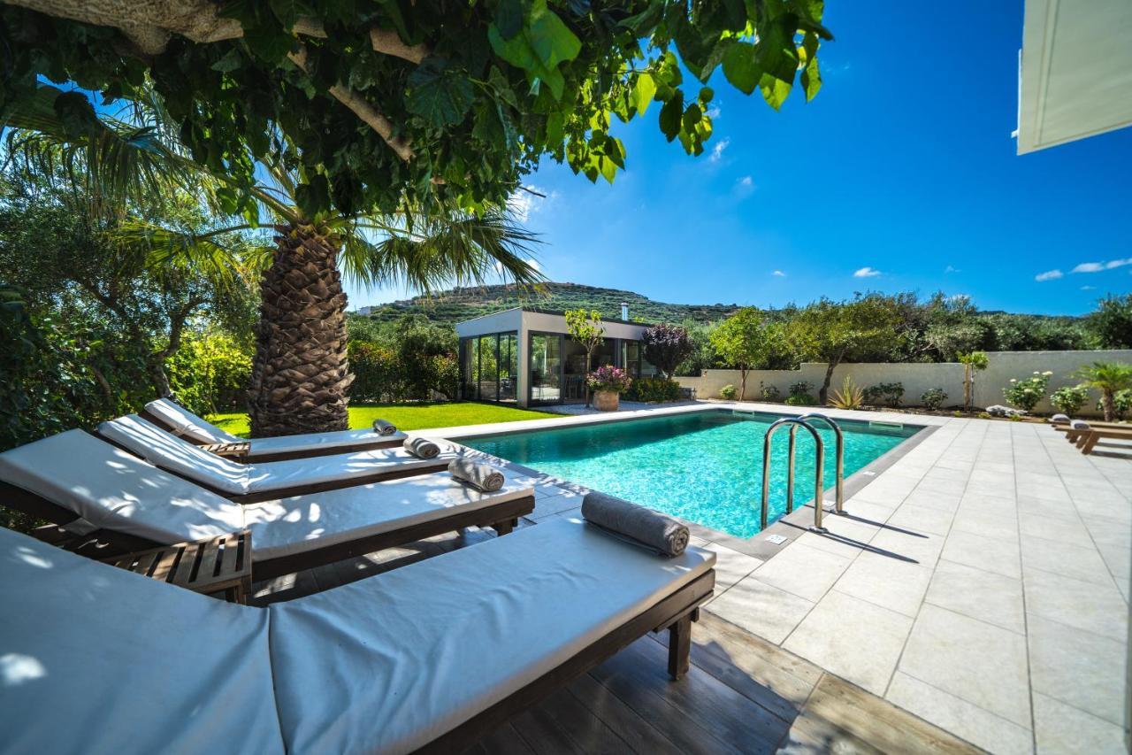 Petronila Luxury Villa With Heated Private Pool Kissamos Bagian luar foto